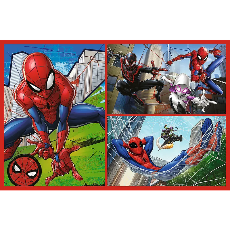 Puzzle - 2x70 - Pajęcze Historie - DISNEY MARVEL Spiderman - TREFL 34443