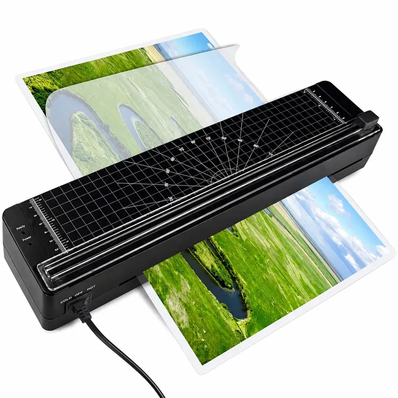 Laminator Ze Zgrzewarką I Gilotyną 3w1 Do Dokumentów Zdjęć A3 - Czarny