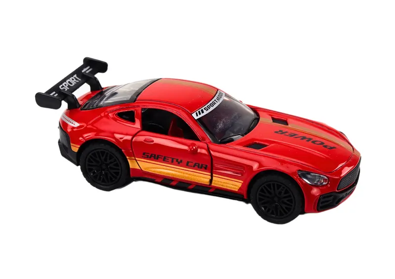 Auto Sportowe Samochód 1:32 Figurka Spojler Metal - Czerwona