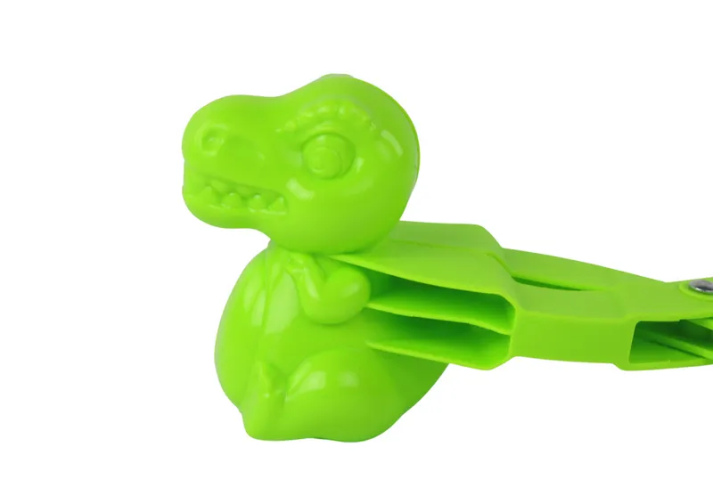 Śnieżkomat Do Śniegu Maszynka Do Robienia Śnieżek Dinozaur - Zielony