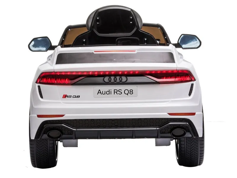 Samochód Na Akumulator AUDI RS Q8 Światła LED MP3 Pilot - Biały
