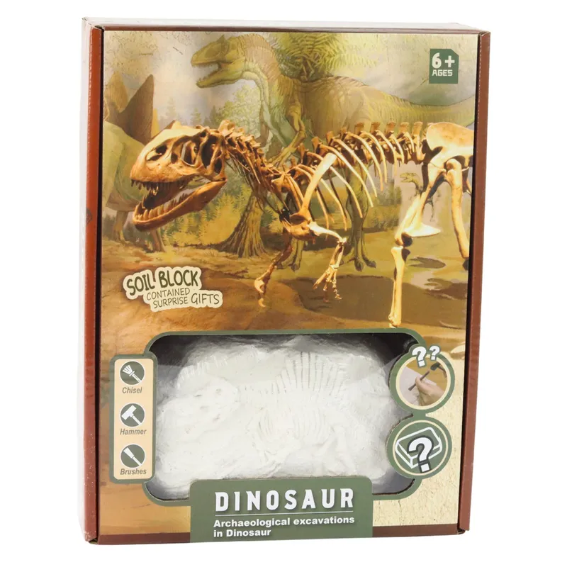 Zestaw Paleontologa Wykopaliska Szkielet Dinozaura Narzędzia