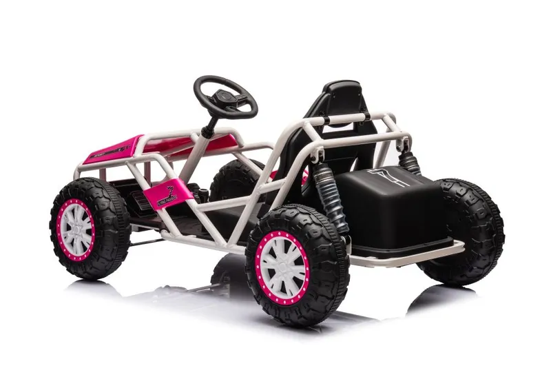 Auto Na Akumulator Buggy A8812 24V - Różowe
