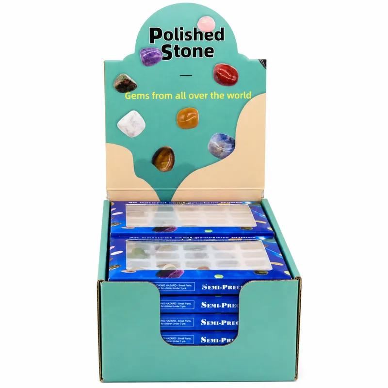 Zestaw Minerały Półszlachetne Kamienie Kolekcjonerskie Edukacyjne 20 szt