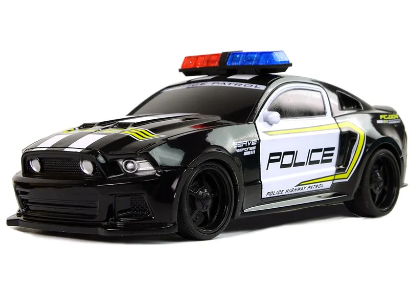 Autka R/C Pościg Policyjny Patrol Auto Sportowe Piloty - Żółte