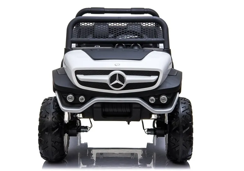 Auto Na Akumulator MERCEDES Unimog 4X4 Dla Dzieci Światła LED MP3 - Biały