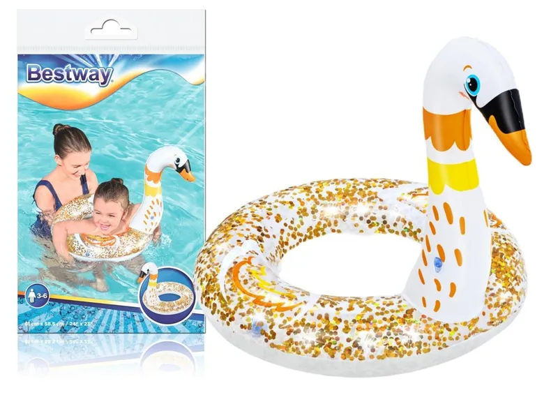 Koło Do Pływania Dla Dzieci Łabędź 61cm X 61cm BESTWAY 36306