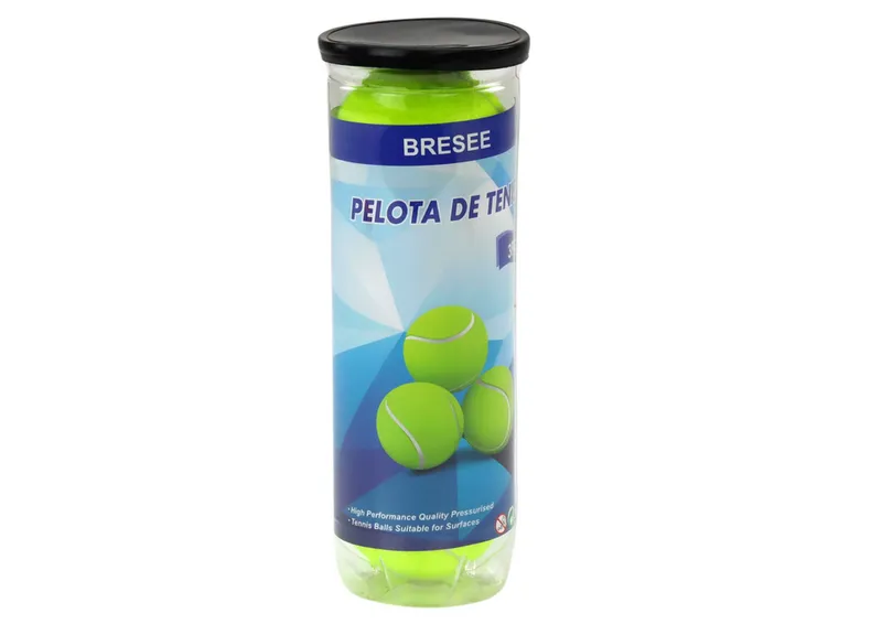 Piłki Do Tenisa Ziemnego Piłka Tenisowa Zestaw 3 szt - Żółta