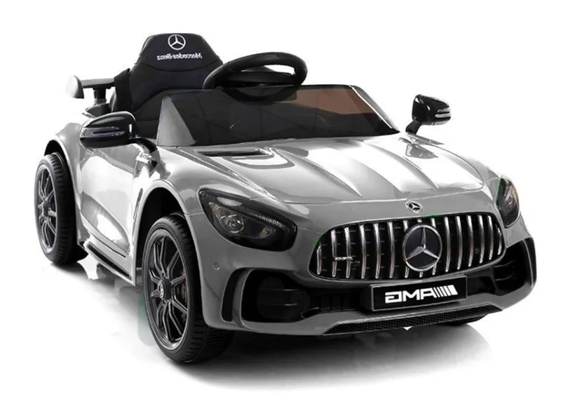 Auto Pojazd Na Akumulator MERCEDES GT R Dla Dzieci Światła LED MP3 - Szary