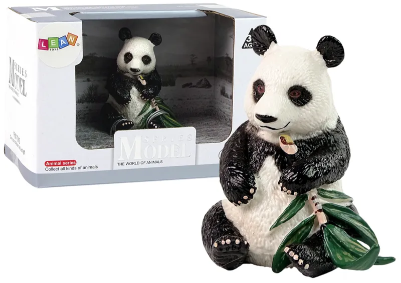 Figurka Kolekcjonerska Panda Wielka Z Bambusem