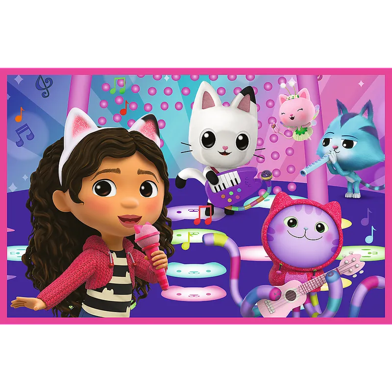 Puzzle - 2x24 - Zabawy Z Gabby - Koci Domek Gabi - TREFL 34433