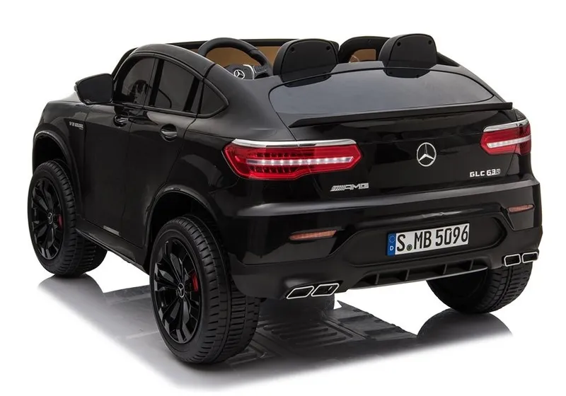 Auto Na Akumulator MERCEDES GLC 63S Dwuosobowy LED MP3 Lakierowany - Czarny