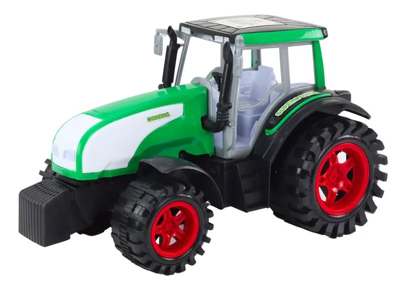 Duży Traktor Farmerski Rolniczy Napęd - Zielony
