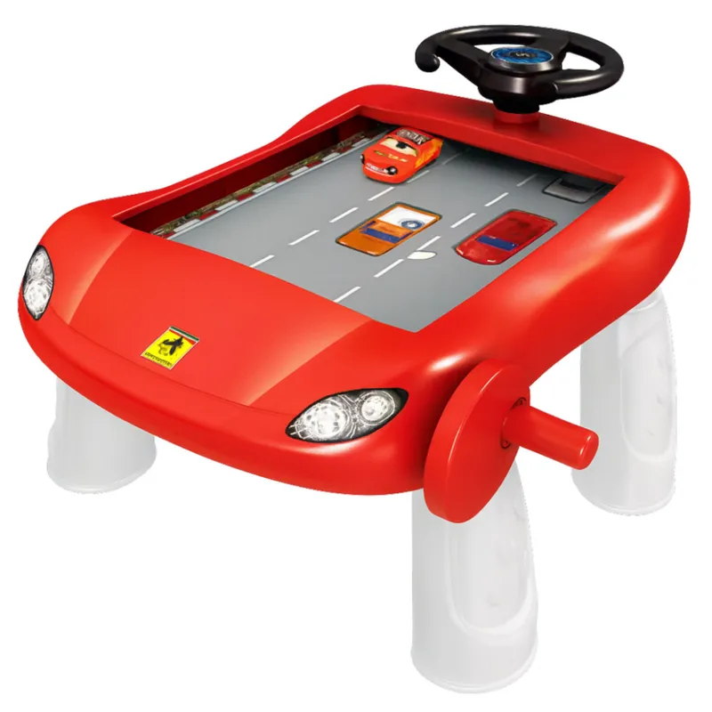 Symulator Jazdy Manualny Stolik Edukacyjny - Czerwony