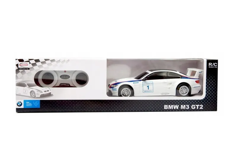 Auto Sportowe BMW M3 GT2 Samochód Zdalnie Sterowany RC 1:24 - Białe