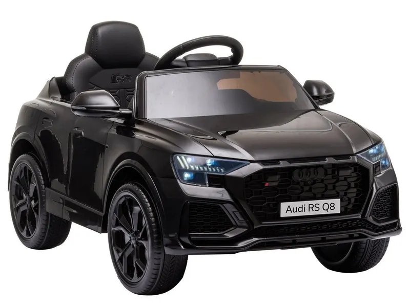 Samochód Na Akumulator AUDI RS Q8 Światła LED MP3 Pilot - Czarny