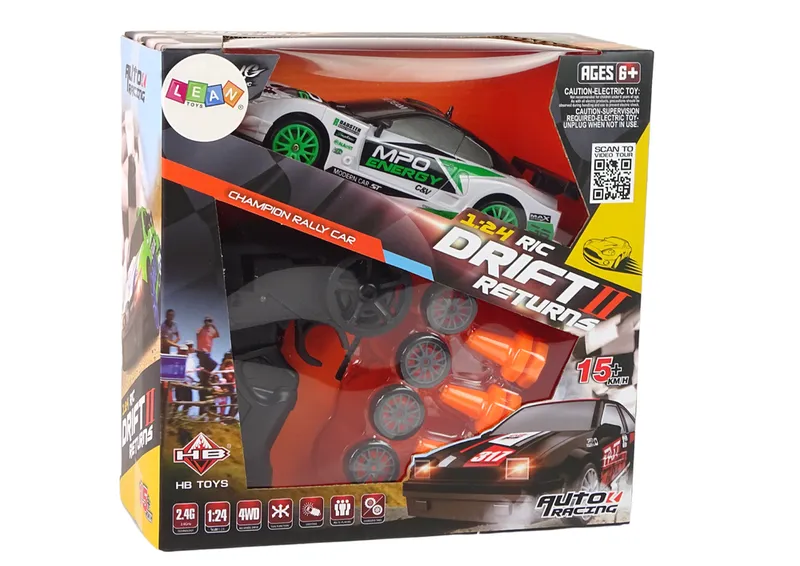 Auto Sportowe Drift Zdalnie Sterowane R/C 15 km/h Zmiana Kół