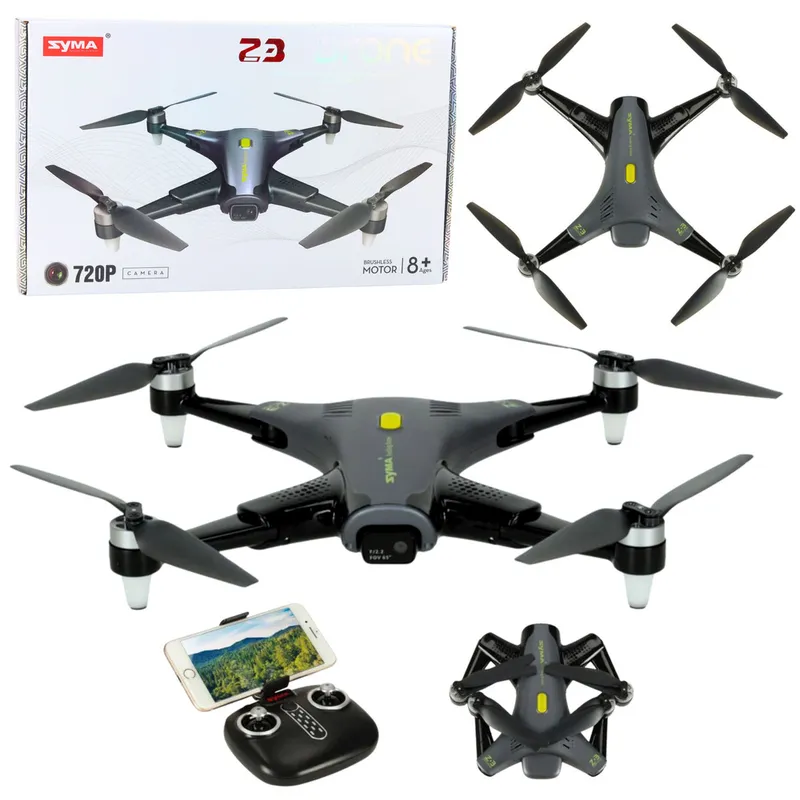 Dron Syma Z3 PRO Kamera HD WIFI Zdalnie Sterowany RC - Czarny