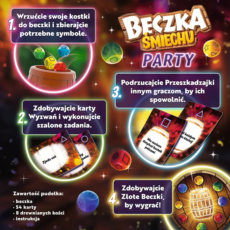 Gra Zręcznościowa Beczka Śmiechu Party TREFL 02825