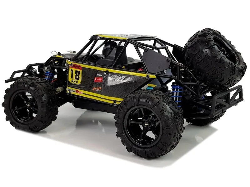Auto Terenowe Buggy Zdalnie Sterowane 1:18 ENOZE 9303E 45 km/h - Żółty