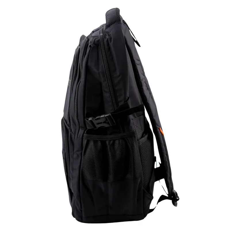 Plecak Miejski Funkcjonalny 9 Kieszeni 35l 48cm - Czarny