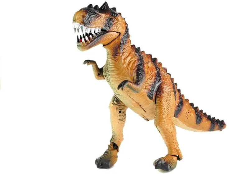 Duży Dinozaur Na Baterie Chodzi Świeci 36 cm