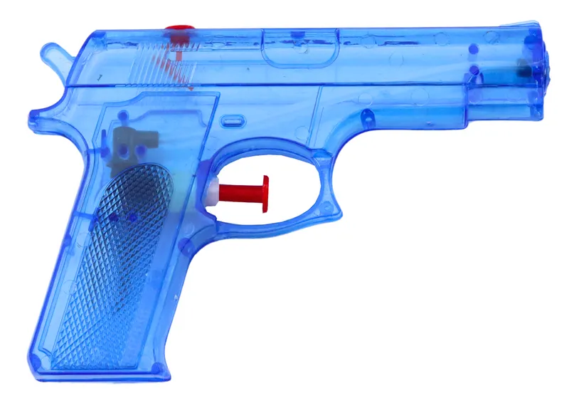 Pistolet Na Wodę Mały Plastikowy 15 cm X 10,5 cm - Niebieski