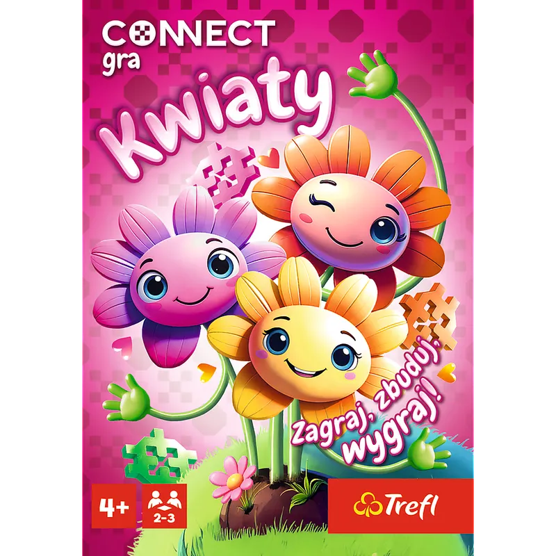 Gra Dla Dzieci Connect Kwiaty TREFL 02887