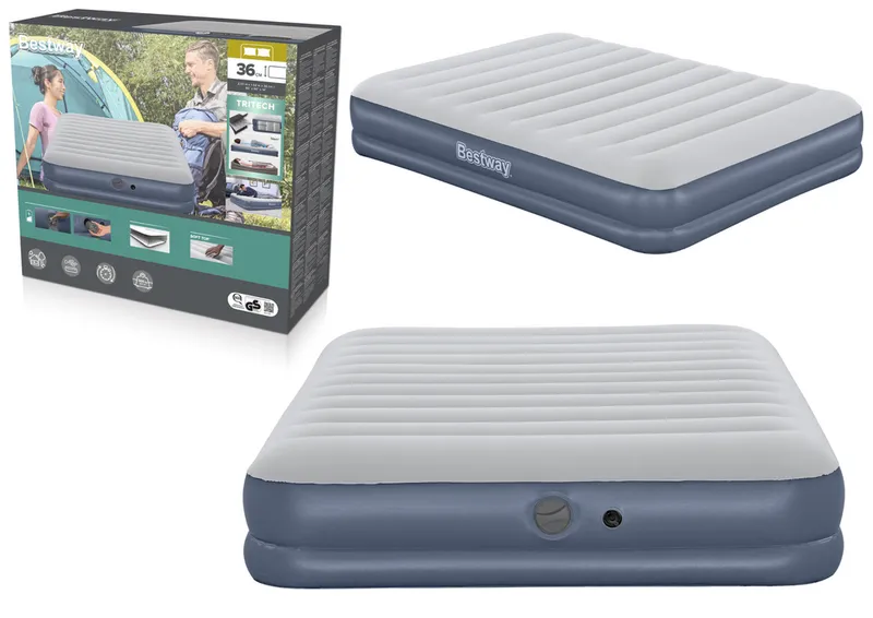 Materac Dmuchany Dwuosobowy 203cm X 152cm X 36cm BESTWAY 6716T