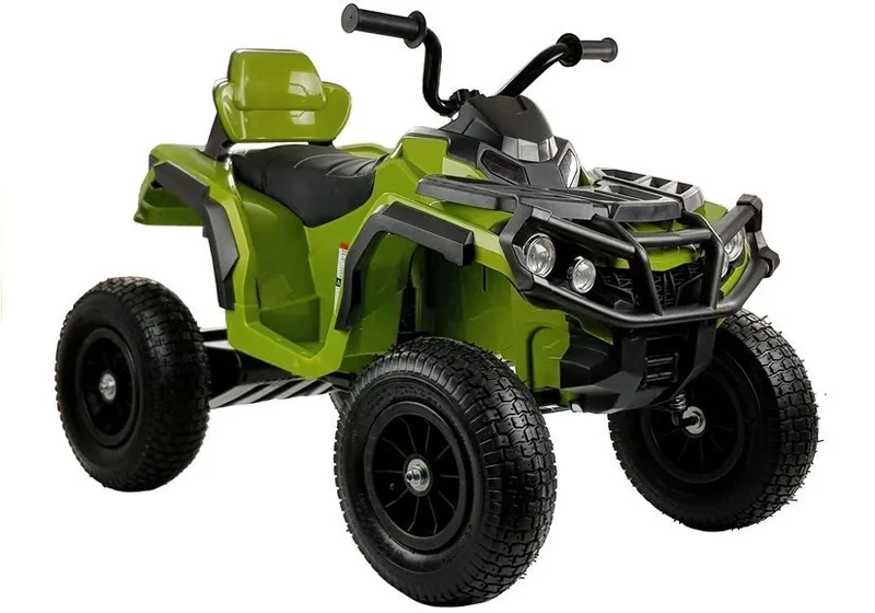 Quad Na Akumulator BDM0906 Pompowane Koła Światła LED MP3 - Zielony
