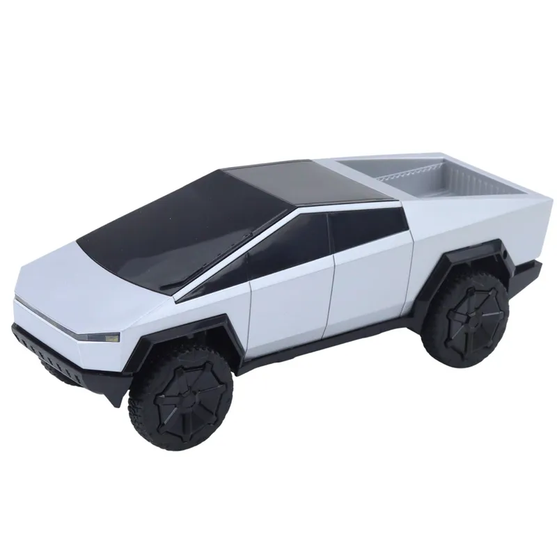 Samochód Zdalnie Sterowany RC Pickup Truck Światła LED - Srebrny