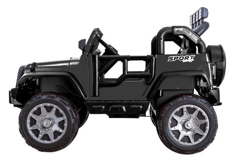 Auto Na Akumulator JEEP HP012 Dla Dzieci Światła LED MP3 - Czarne