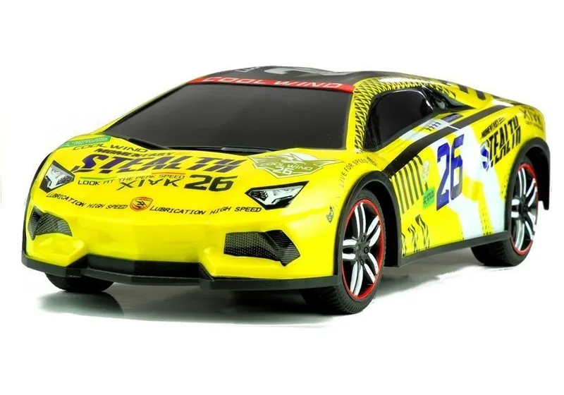 Auto Zdalnie Sterowane Sportowe Pilot R/C - Żółte