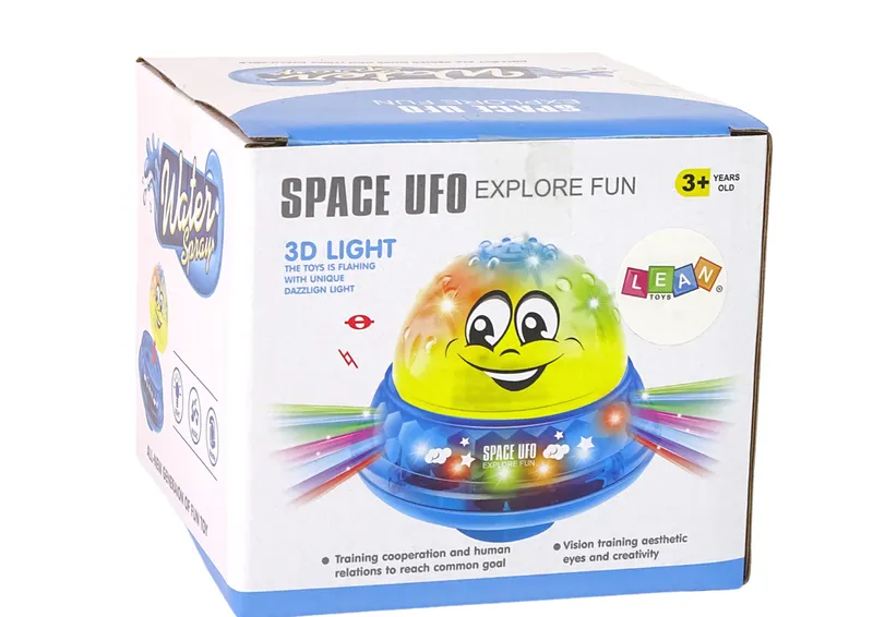 Piłka Wodna UFO Diody Wesoła Muzyka - Żółta