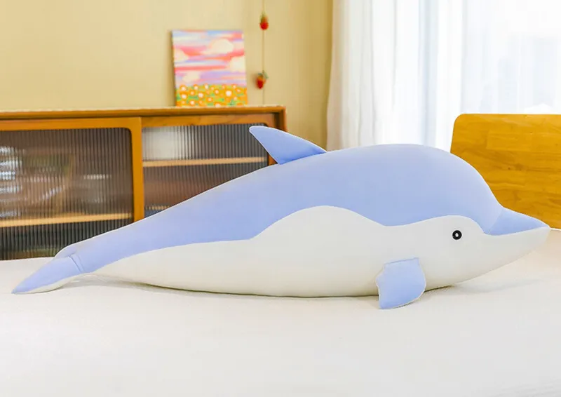 Maskotka Pluszowy Delfin 30 cm - Niebieski