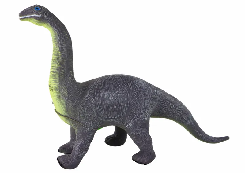 Duża Figurka Dinozaur Brachiozaur Dźwięk 33 cm - Szary