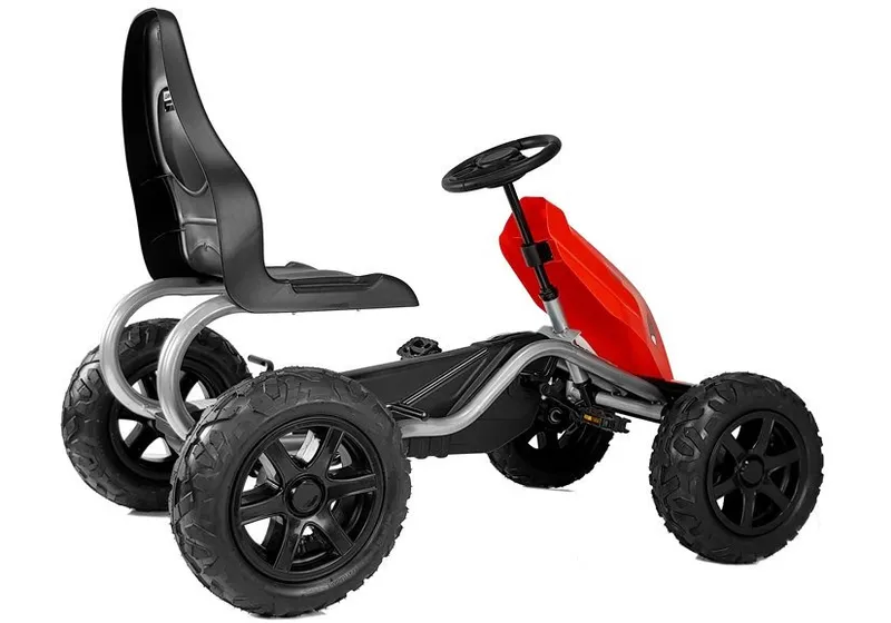 Gokart Na Pedały B012 Pompowane Koła - Czerwony