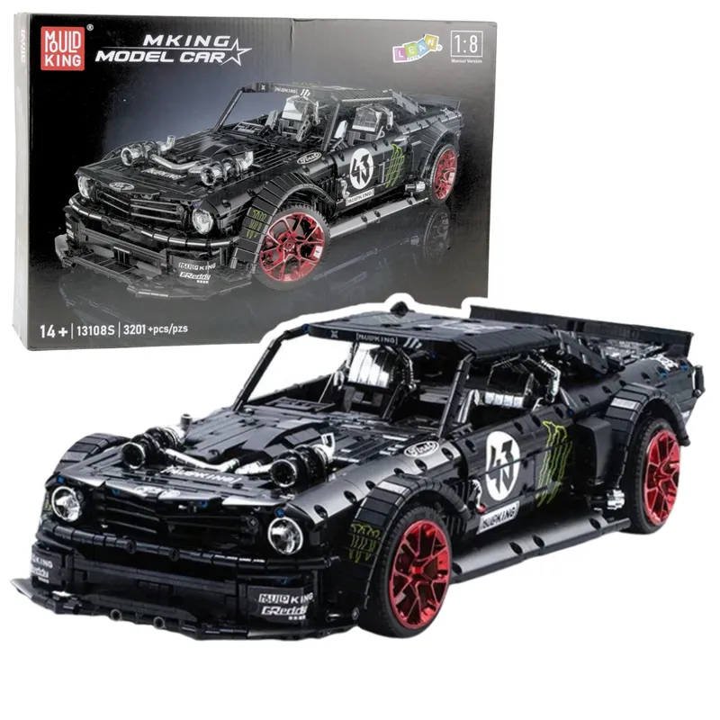 Klocki Konstrukcyjne Samochód Sportowy Mustang Hoonicorn V2 3201 el