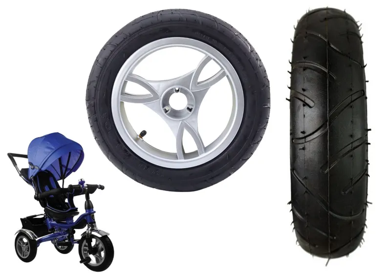Plastikowe Koło Z Gumową Oponą (Pompowane) PRO600 Przednie