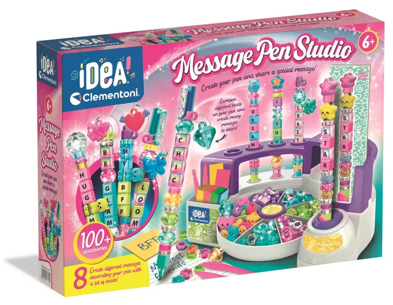 Idea Art Fabryka Długopisów Z Wiadomością Literki CLEMENTONI 18211