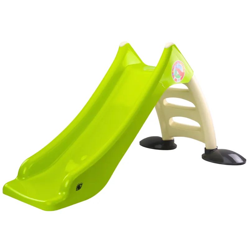 Zjeżdżalnia Ogrodowa Dla Dzieci 3-STOPNIOWA Drabinka 130cm 424 - Limonkowa