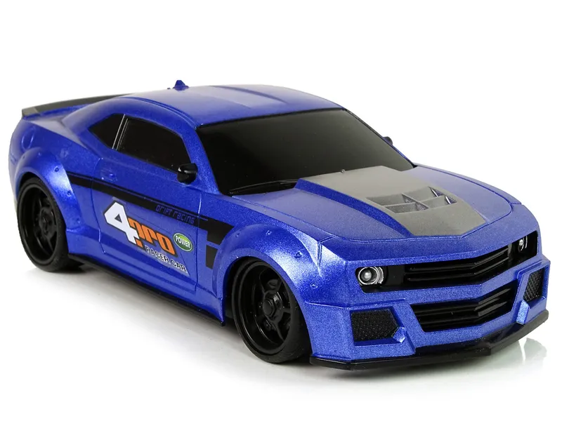 Zdalnie Sterowane Auto Sportowe 1:24 Wyścigi Przyciemniane Szyby - Niebieski