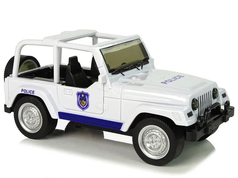 Samochód Terenowy Auto Policyjne - Białe