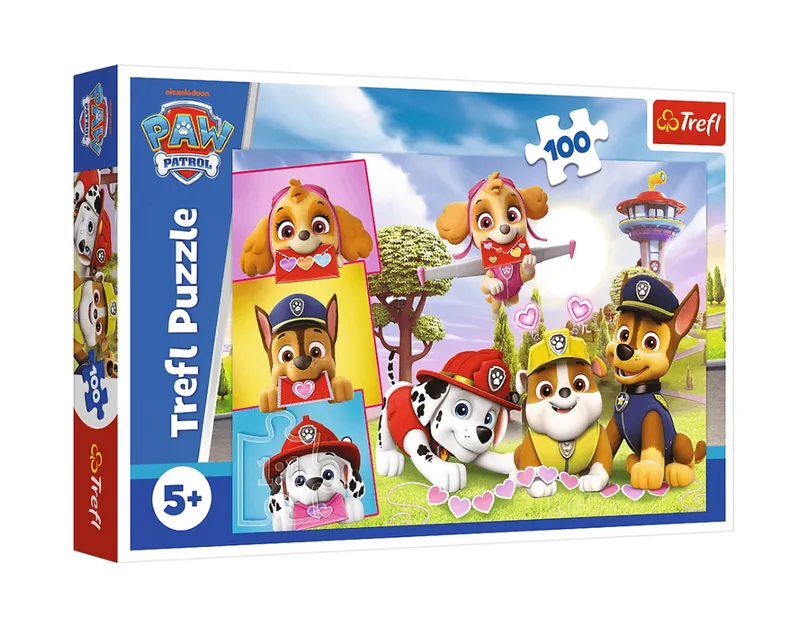 Puzzle - 100 - Nieustraszone Dziewczyny - Psi Patrol - TREFL 16520