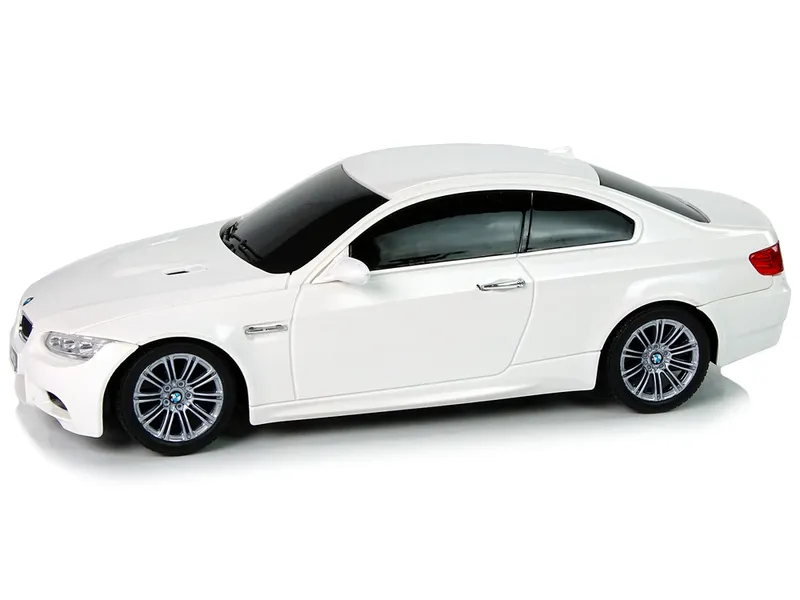 Auto Zdalnie Sterowane BMW M3 Pilot Kierownica 1:18 Dźwięk Światła - Białe