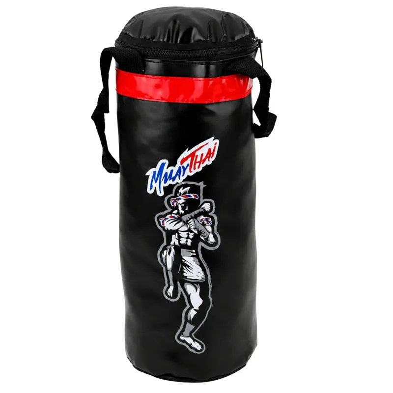 Worek Bokserski Dla Dzieci Zestaw Do Ćwiczeń Rękawice MUAY THAI 55x17cm M