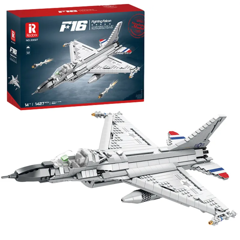 Klocki Konstrukcyjne Myśliwiec F-16 Fighting Falcon 1427el