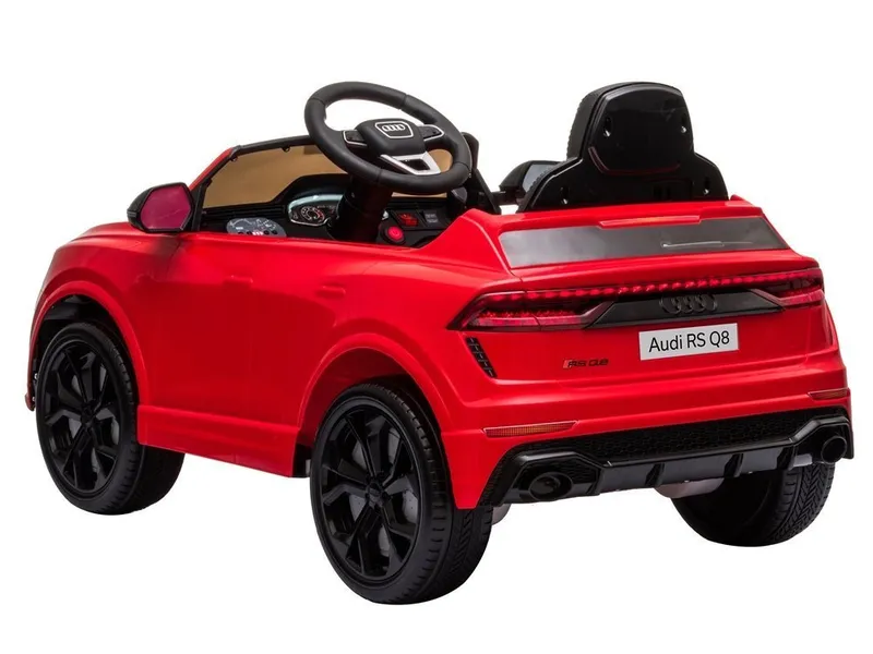 Samochód Na Akumulator AUDI RS Q8 Światła LED MP3 Pilot - Czerwony