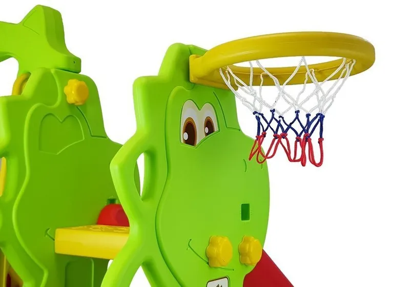Zestaw Ogrodowy Zjeżdżalnia Huśtawka DINO
