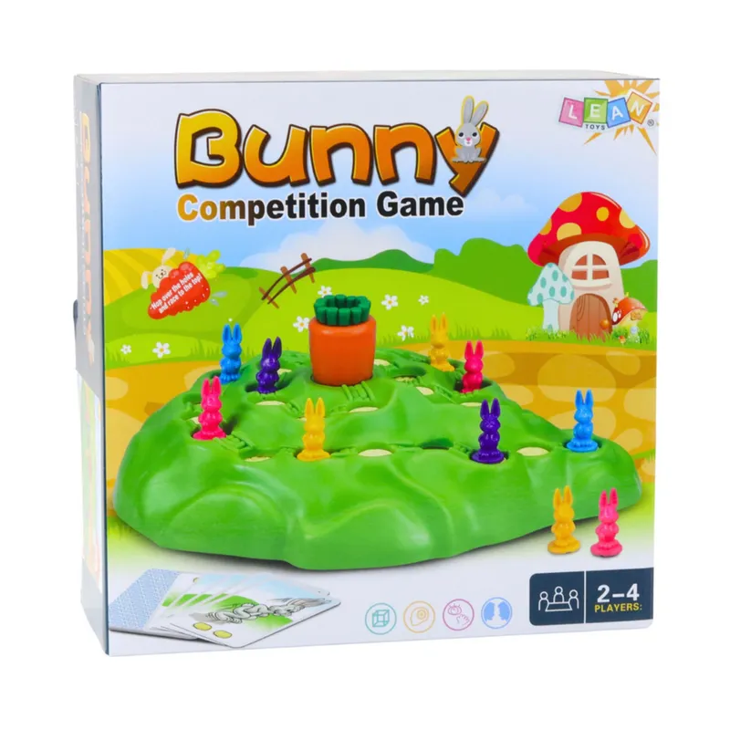 Gra Rodzinna Króliki Funny Bunny Wyścig Po Marchew Karty